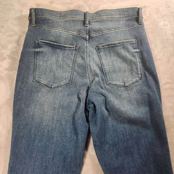 Lucky Brand Womens 5/33 Mid Rise Stretch Jeans Blue Skinny Leg Soft Denim - Picture 4 of 10